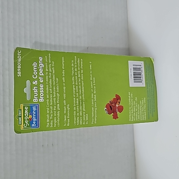 Sesame street beginnings Baby cookie monster brush and comb set. - Picture 2 of 2